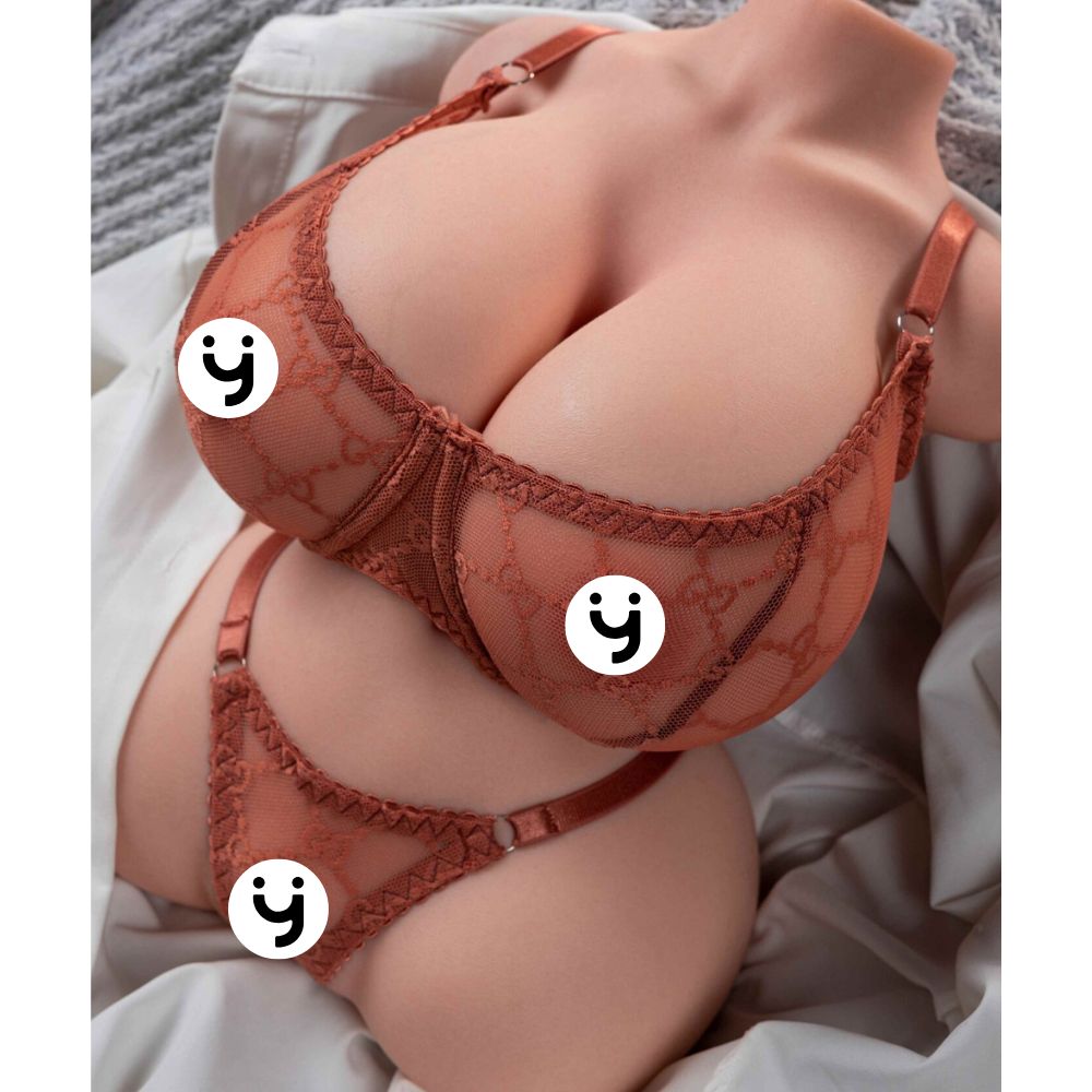 Half Body 01  痴乳插入 全矽膠半身軀幹娃娃 7 kg
