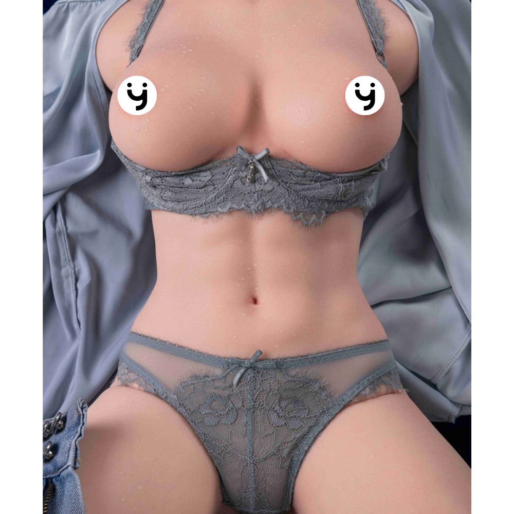 Half Body 04 健美女生 白皙肌 全矽膠半身軀幹娃娃 12.5 kg