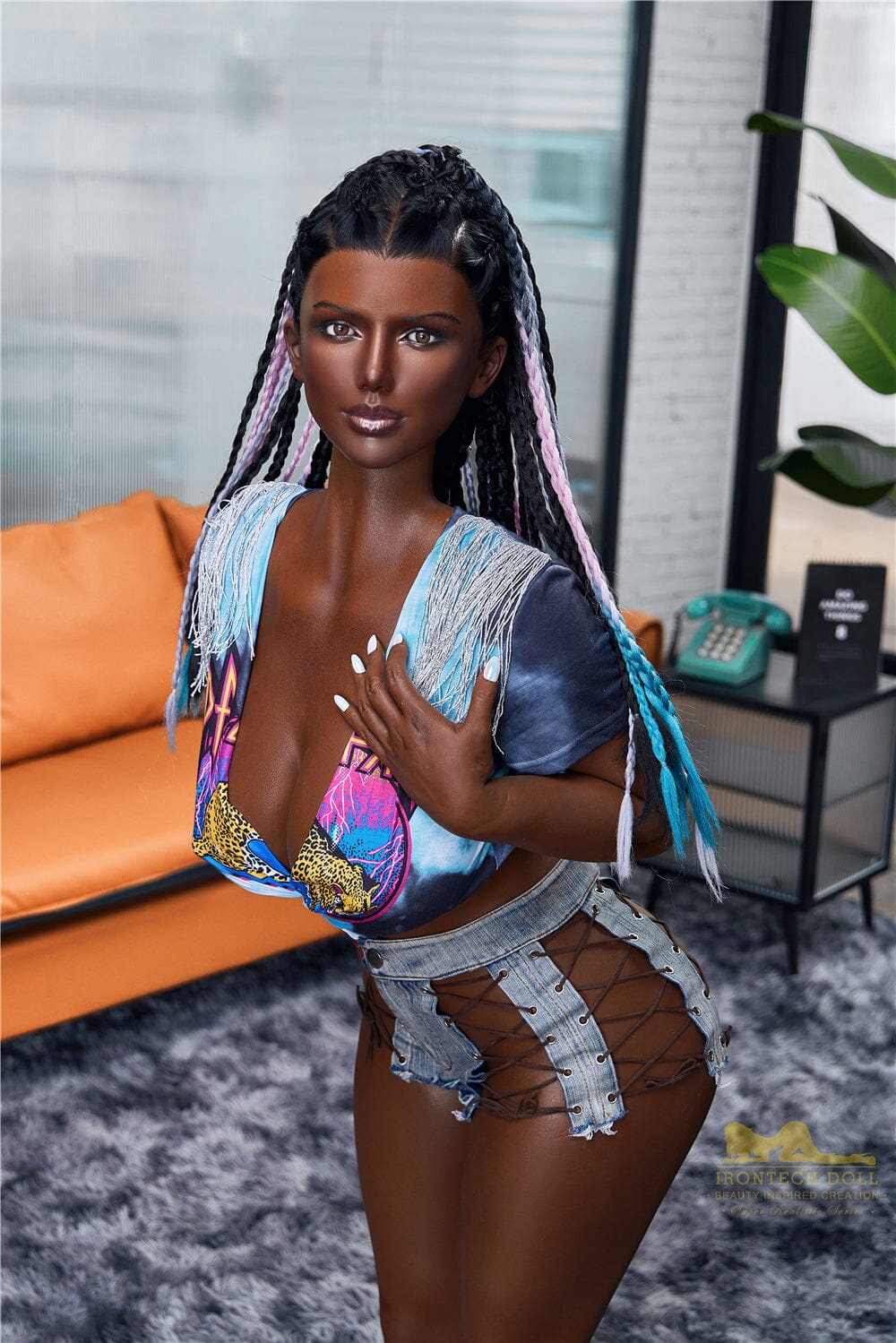 IRONTECH DOLL S13 Celine Black Lady | 全矽膠仿真娃娃 | 160 cm 購買