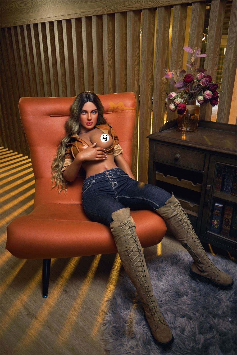S17 Luna Dark Tanned | 全矽膠仿真娃娃 | 165 cm