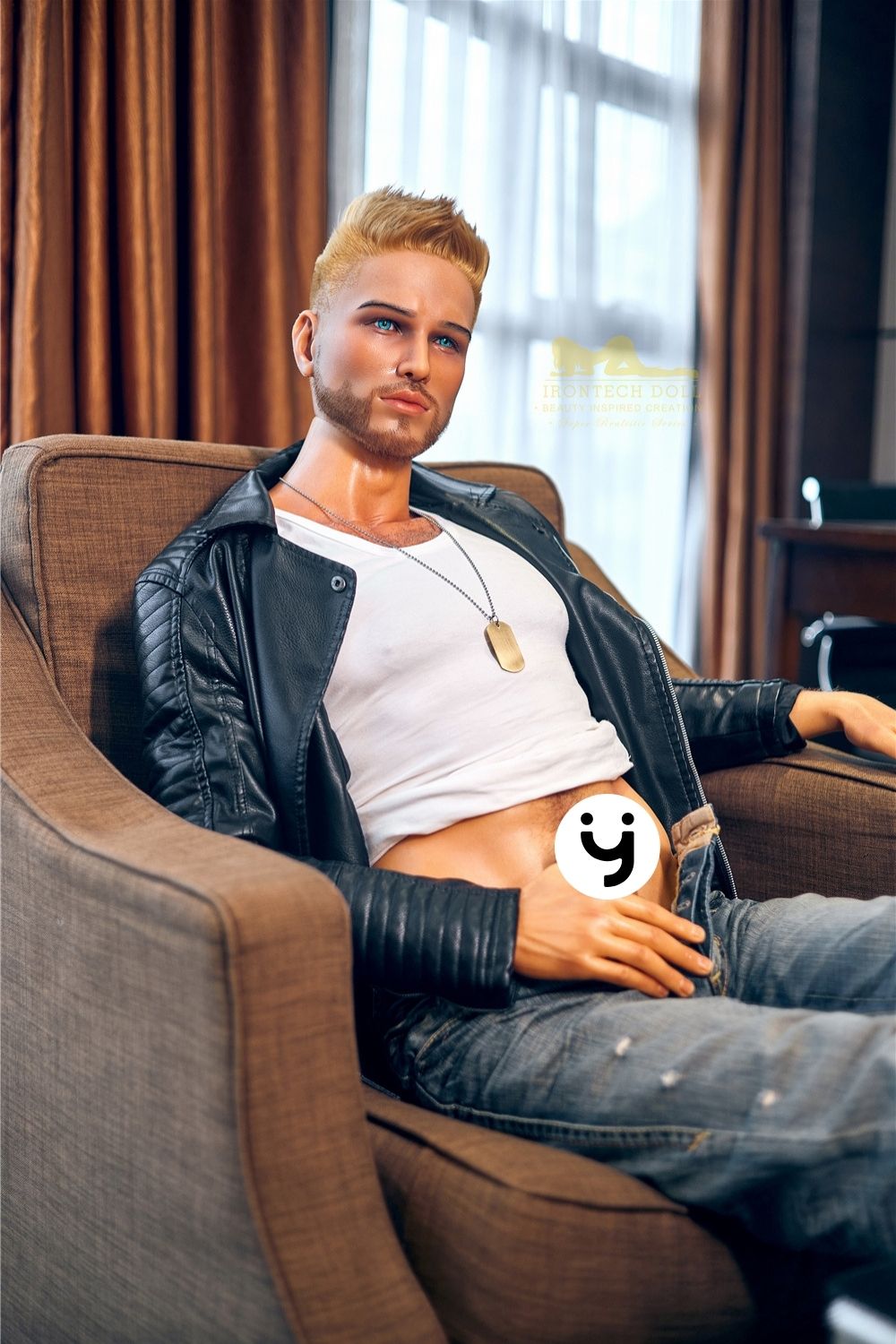 M1 Kevin Tanned | 全矽膠仿真娃娃 | 176 cm