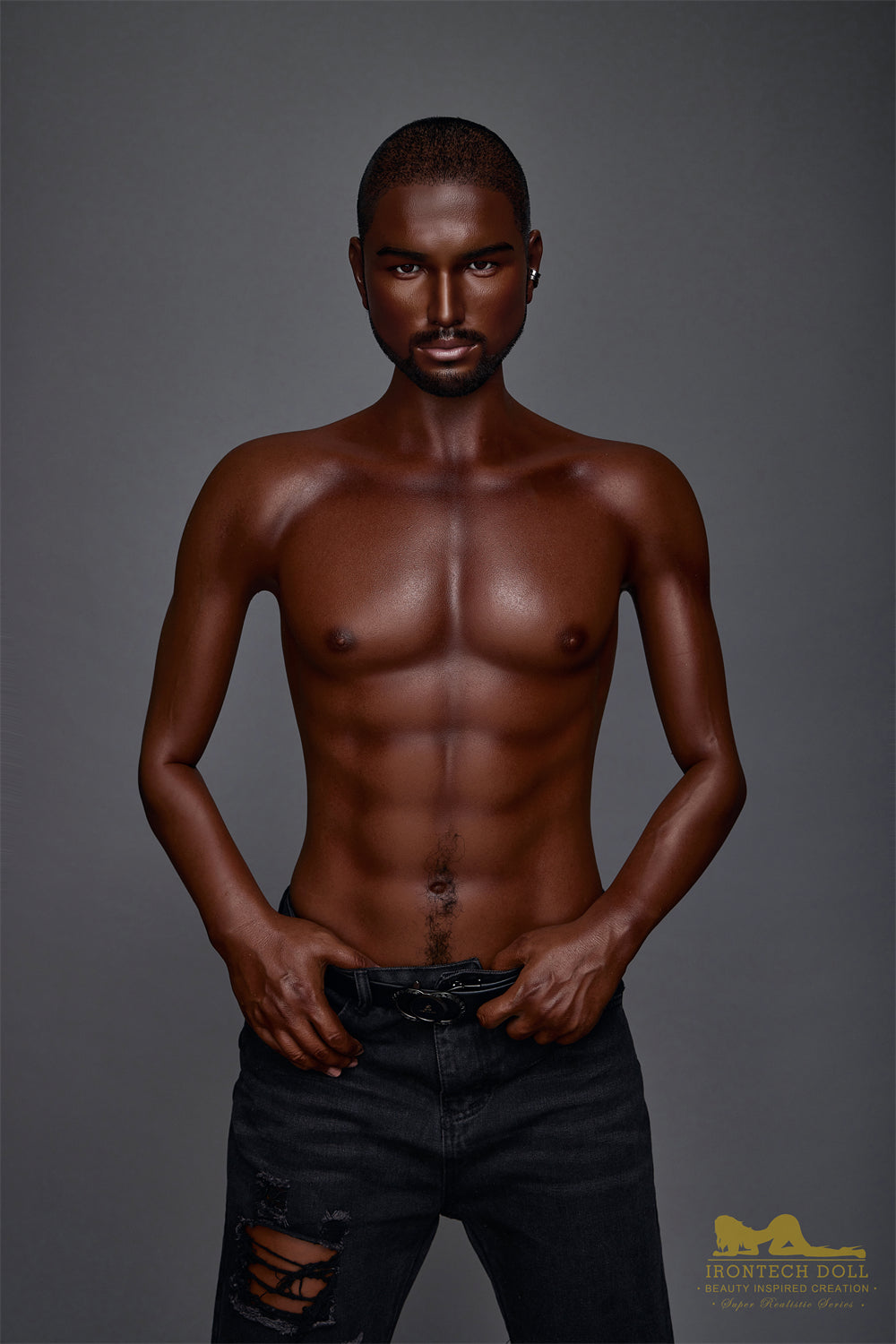 M1 Kevin Black | 全矽膠仿真娃娃 | 170 cm