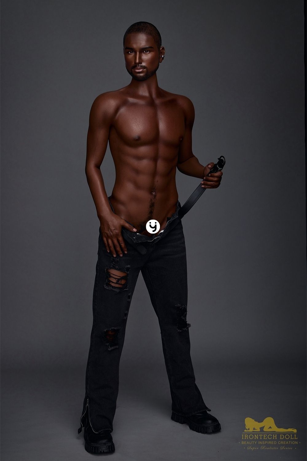 M1 Kevin Black | 全矽膠仿真娃娃 | 170 cm