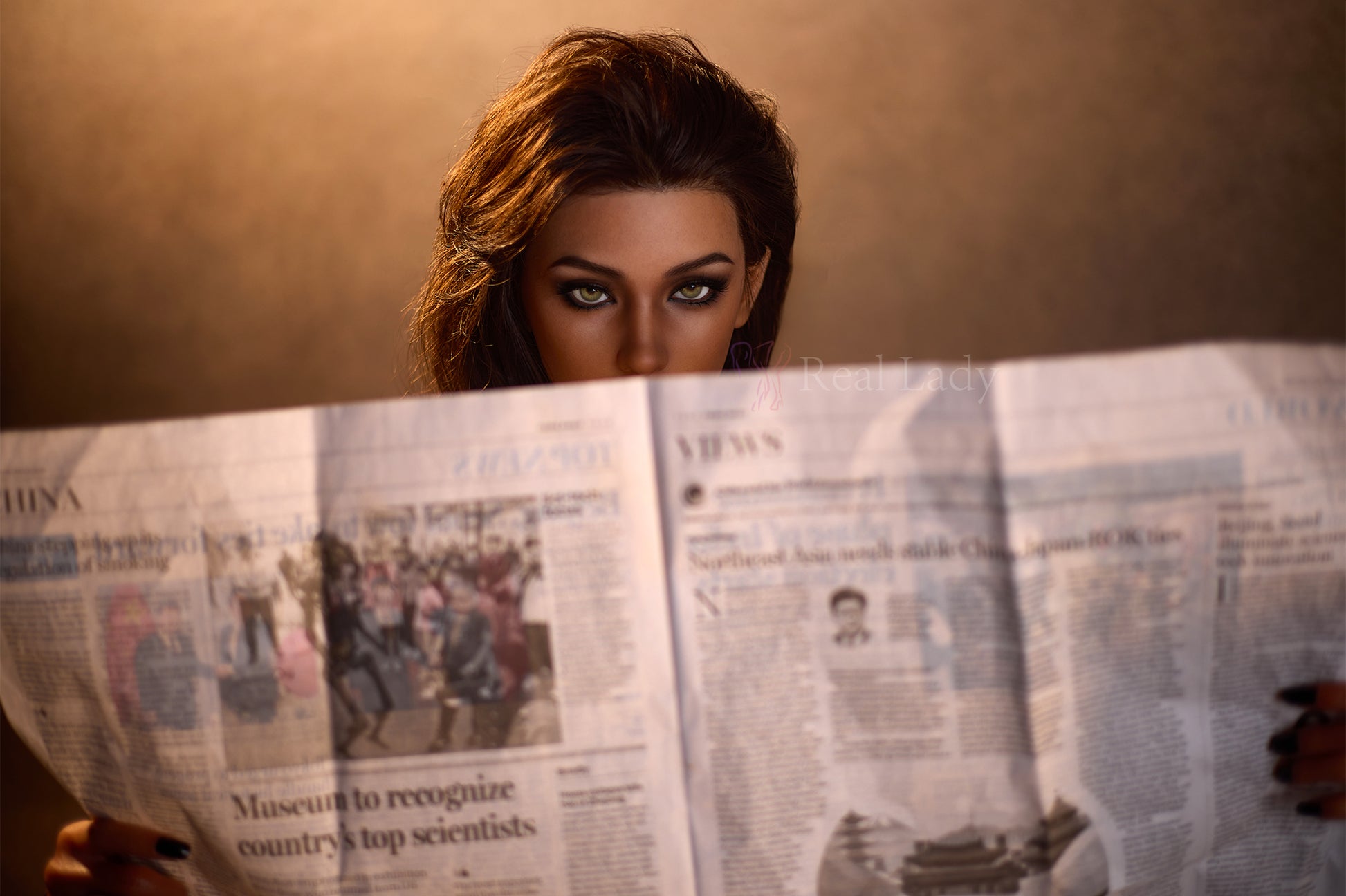 R8 Lena Dark Tanned-2 | 全矽膠仿真娃娃 | 150 cm