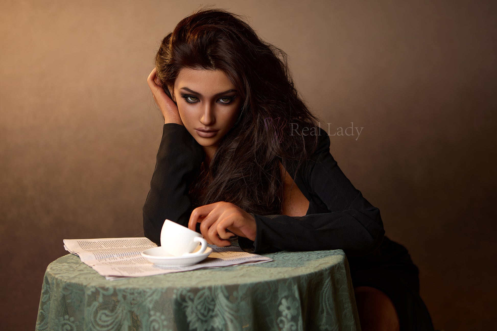 R8 Lena Dark Tanned-2 | 全矽膠仿真娃娃 | 150 cm