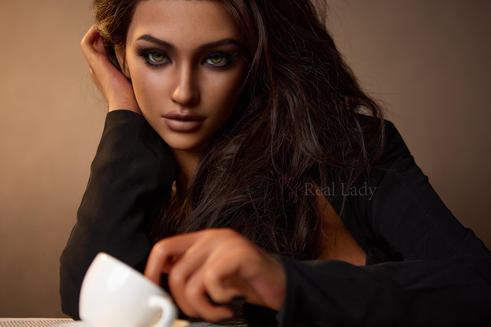 R8 Lena Dark Tanned-2 | 全矽膠仿真娃娃 | 150 cm