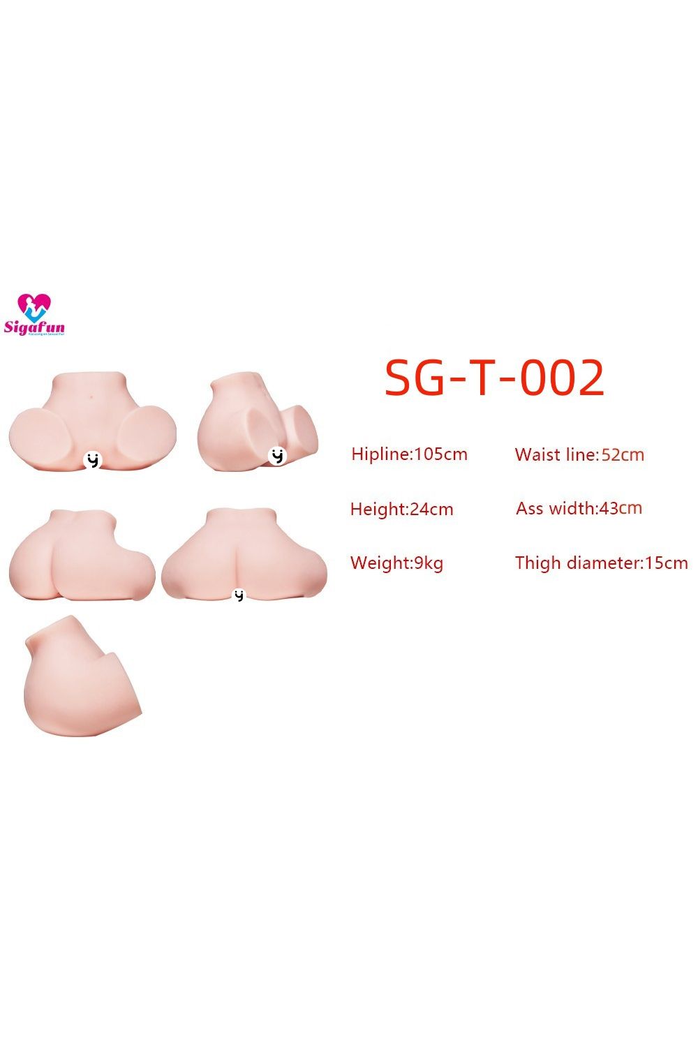 SG-T-002 Miwa TPE 臀部娃娃 9 kg