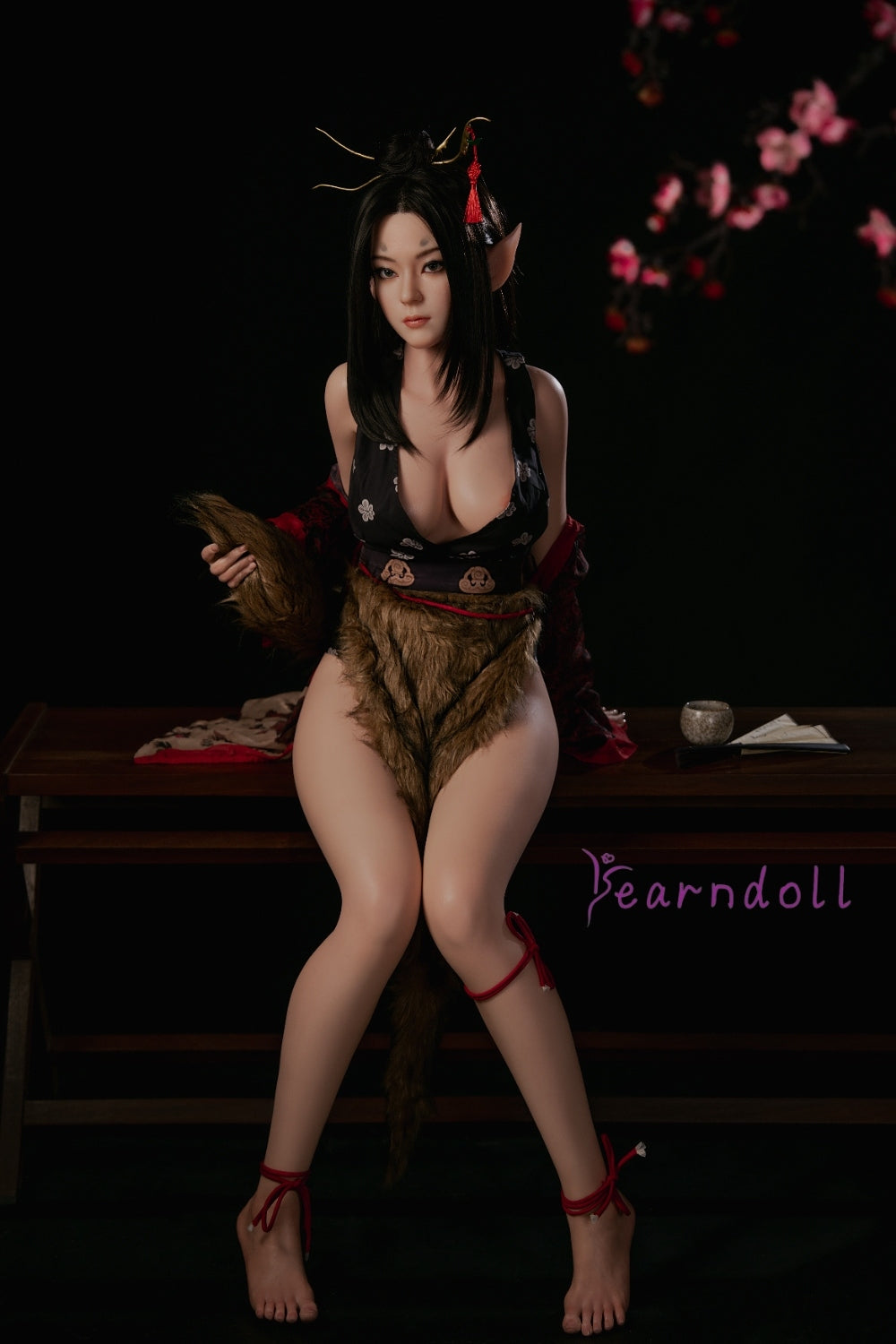 【Cosplay 系列】狐女 Y303 | 全矽膠仿真娃娃 尊貴款+普通口 | 165 cm