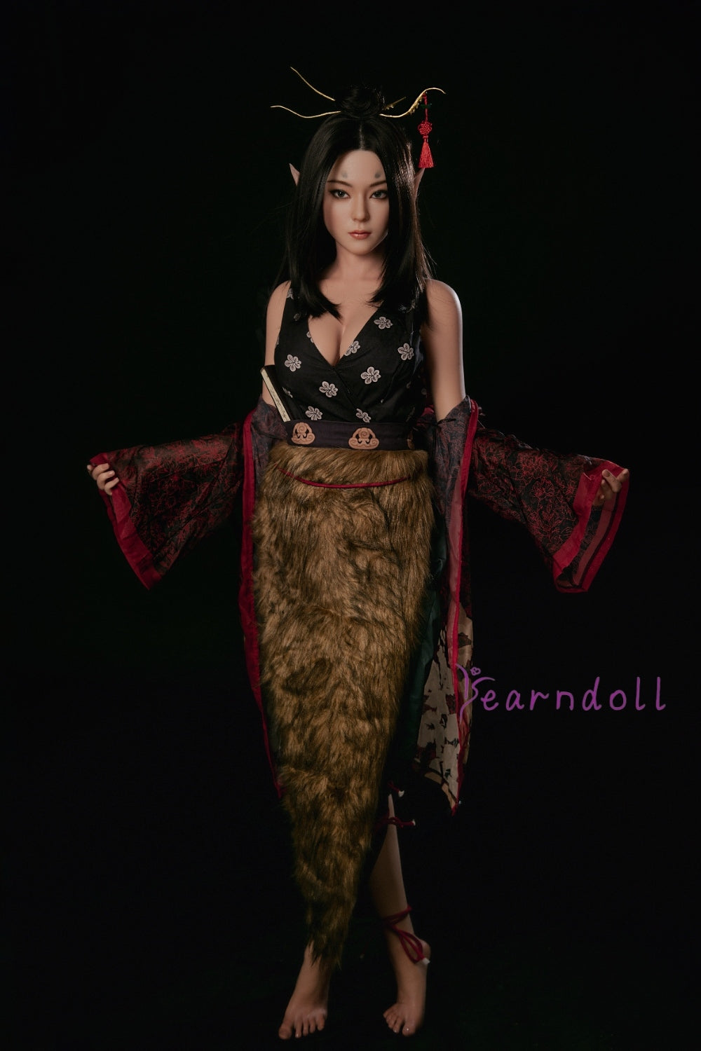 【Cosplay 系列】狐女 Y303 | 全矽膠仿真娃娃 尊貴款+普通口 | 165 cm