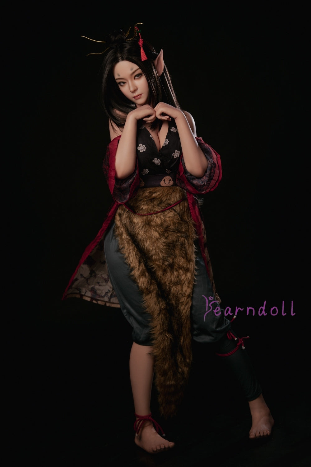 【Cosplay 系列】狐女 Y303 | 全矽膠仿真娃娃 尊貴款+普通口 | 165 cm